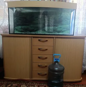 Продам аквариум 250 л С большой добротной тумбой.