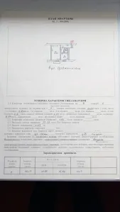 Продаётся однокомнатная квартира на 5 этаже