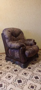 Комплект мягкой мебели, два дивана и кресло